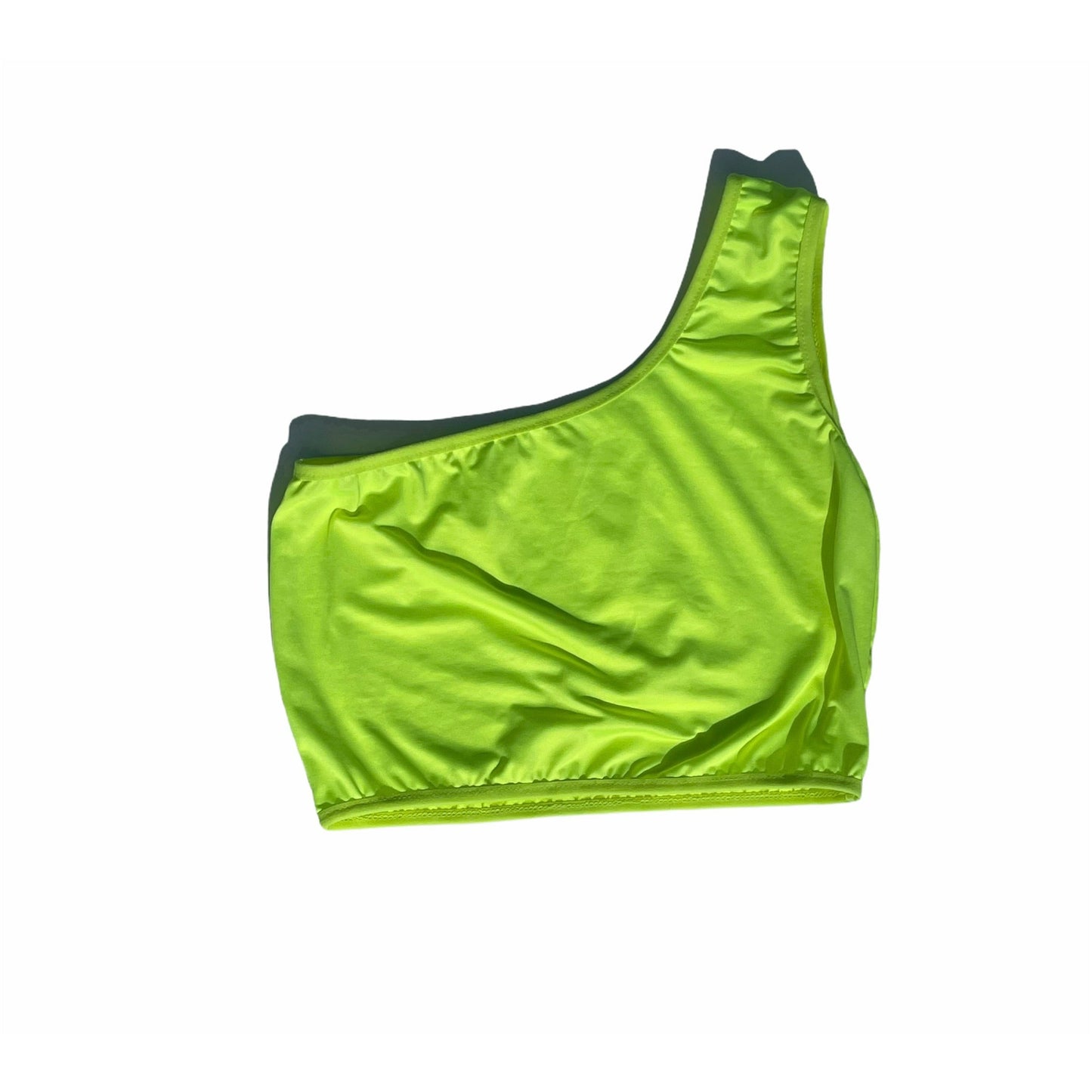 Lime shoulder top